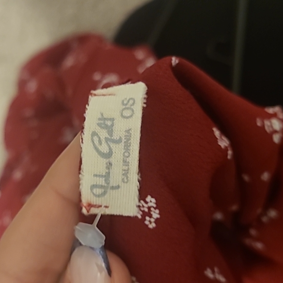 Red and white mini dress - Picture 5 of 5